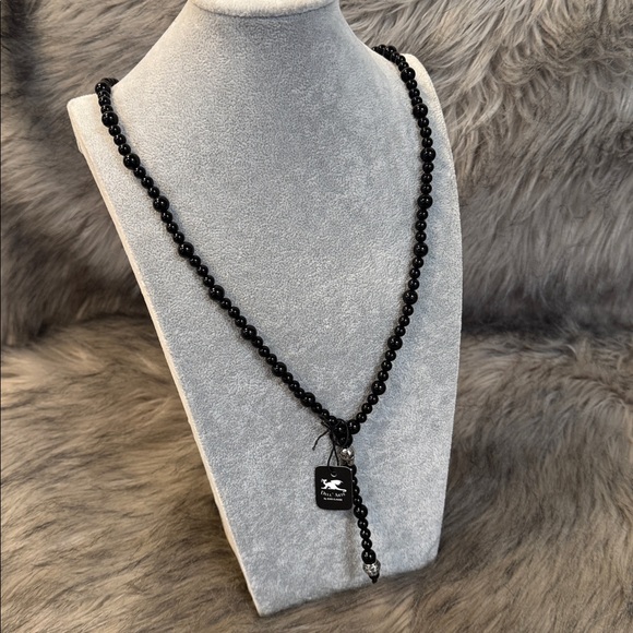 Jean Claude Black Beaded Necklace - Picture 8 of 8